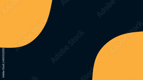 Dynamic vector blobs, contrasting colors, bottom right & upper left