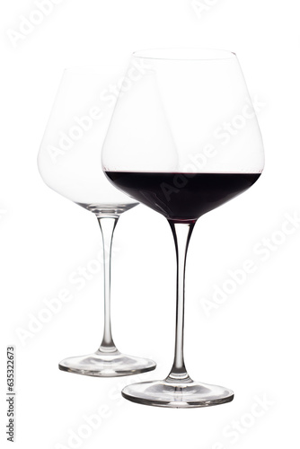two glasses of wine