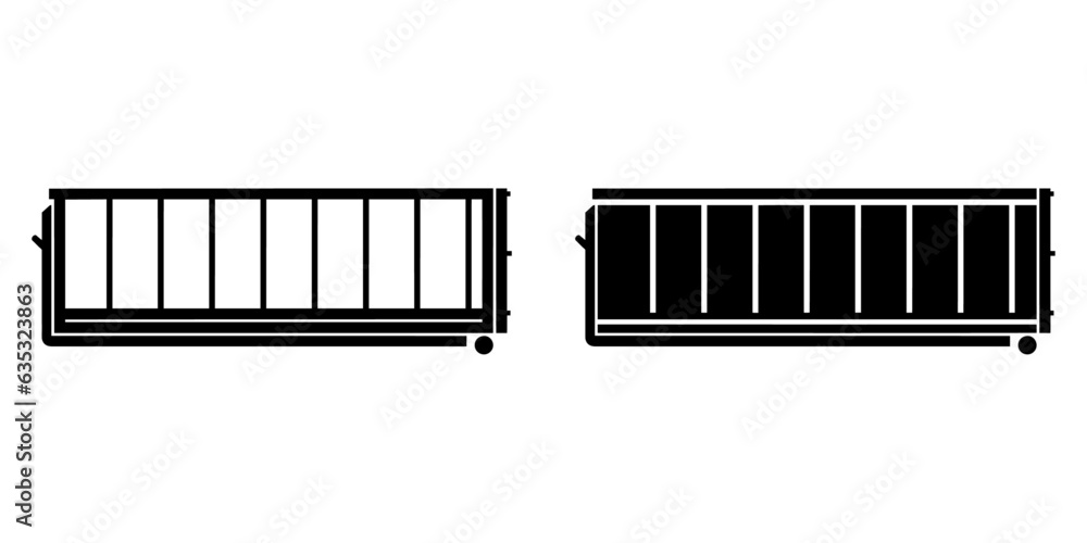 ofvs446 OutlineFilledVectorSign ofvs - roll off dumpster vector icon . roll-off garbage container sign . isolated transparent . black outline and filled version . AI 10 / EPS 10 / PNG . g11787 ofvs446 OutlineFilledVectorSign ofvs - roll off dumpster vector icon . roll-off garbage container sign . isolated transparent . black outline and filled version . AI 10 / EPS 10 / PNG . g11787