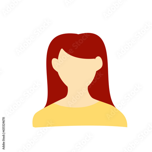 blank face female avatar