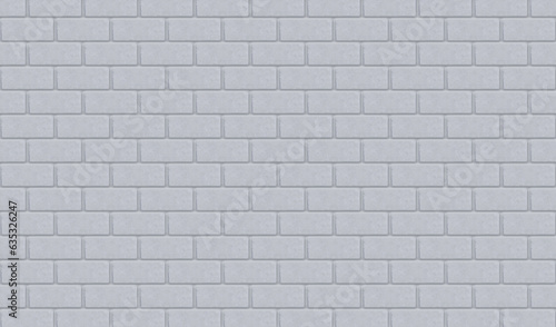 A white-painted brick wall with flawless symmetry. Ready for painting applications with available blank space.