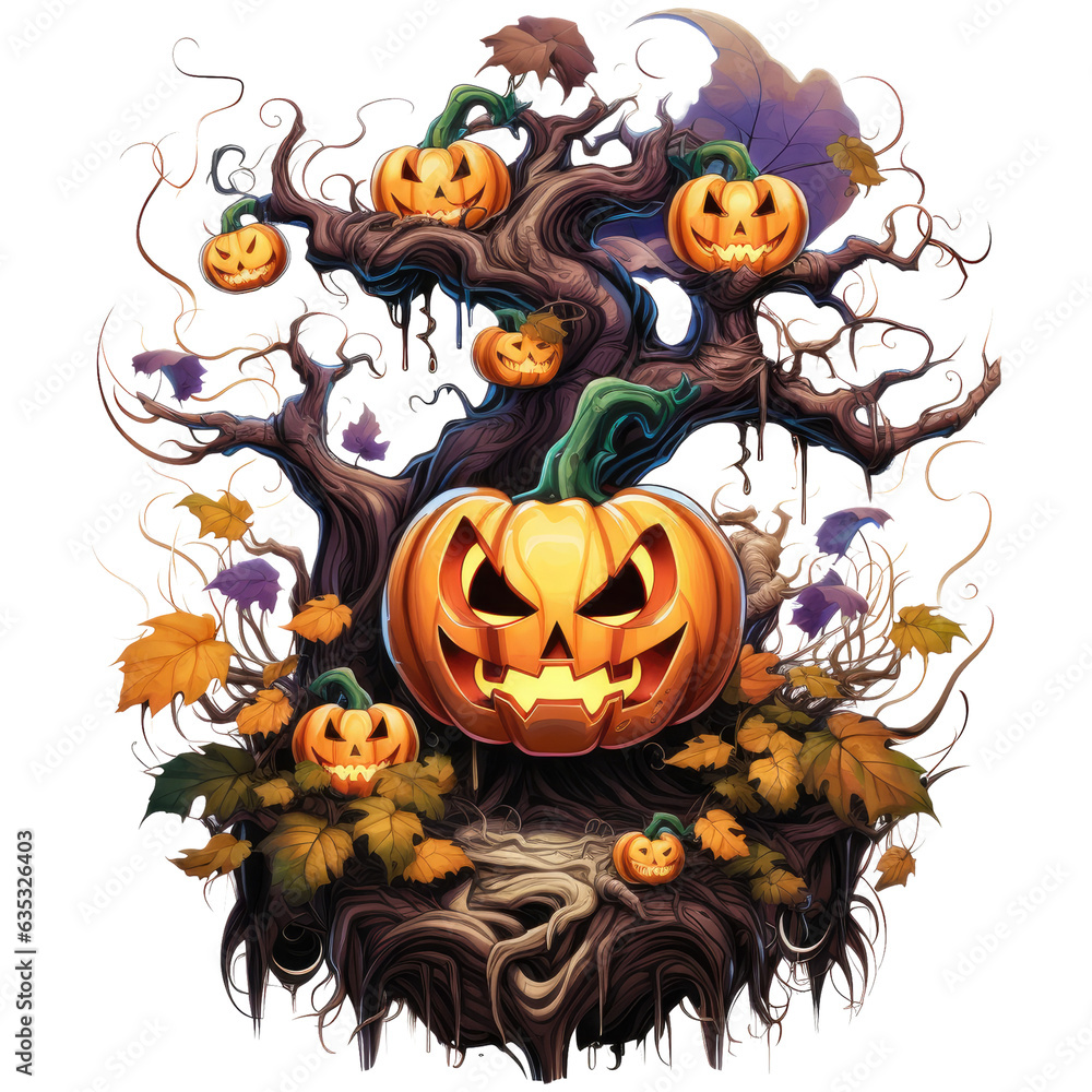 halloween background with pumpkin  clipart watercolor clip art water color
