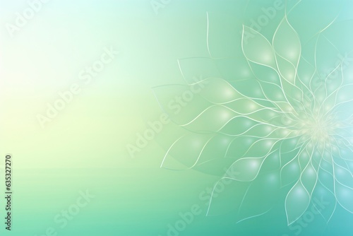 Abstract flower pattern light green background wallpaper