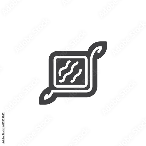 Danish Pastry vector icon