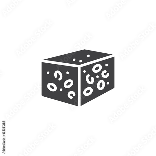 Halva dessert vector icon
