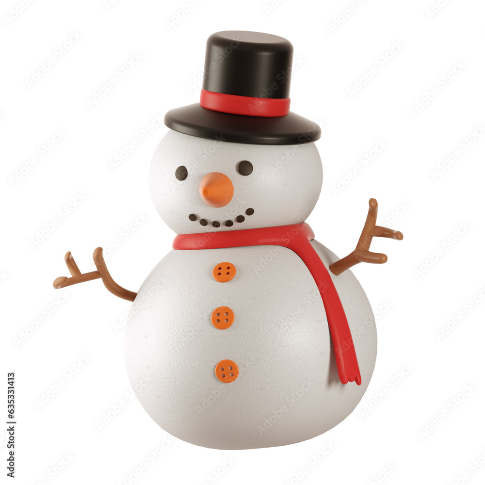 Snowman 3D Snowman 3D