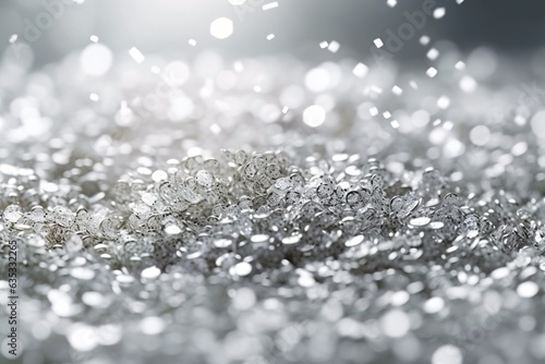 Water splashes abstract background with bokeh defocused lights. Glittering lights background. Abstract background with bokeh defocused lights. 3D rendering