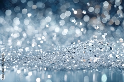 Water splashes abstract background with bokeh defocused lights. Glittering lights background. Abstract background with bokeh defocused lights. 3D rendering