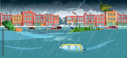  flooding uk vectors.  flooding asia , usa , house ,street and city