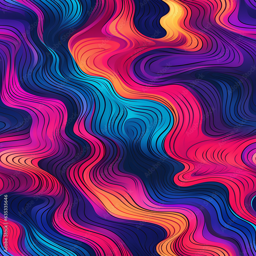 Psychedelic pattern. Colourful seamless pattern with dots circles and lines. Trance inspired neon coloured patterns. Psychedelic pattern. Colourful seamless pattern with dots circles and lines. Trance inspired neon coloured patterns.