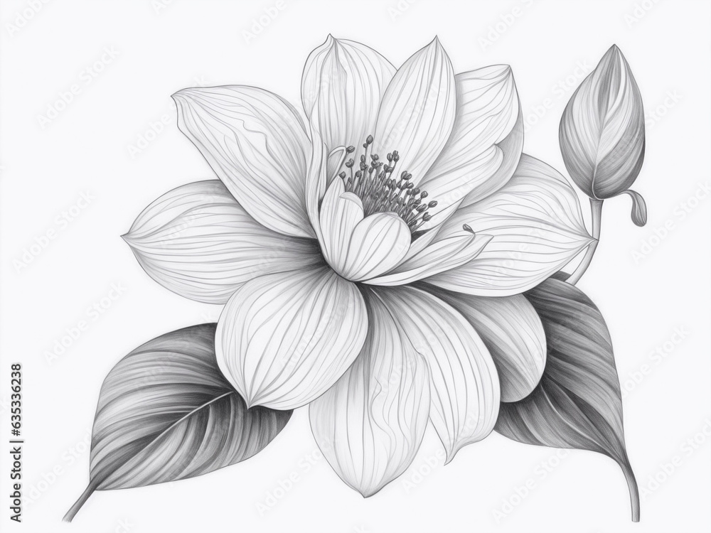 flores en blanco y negro flores en blanco y negro