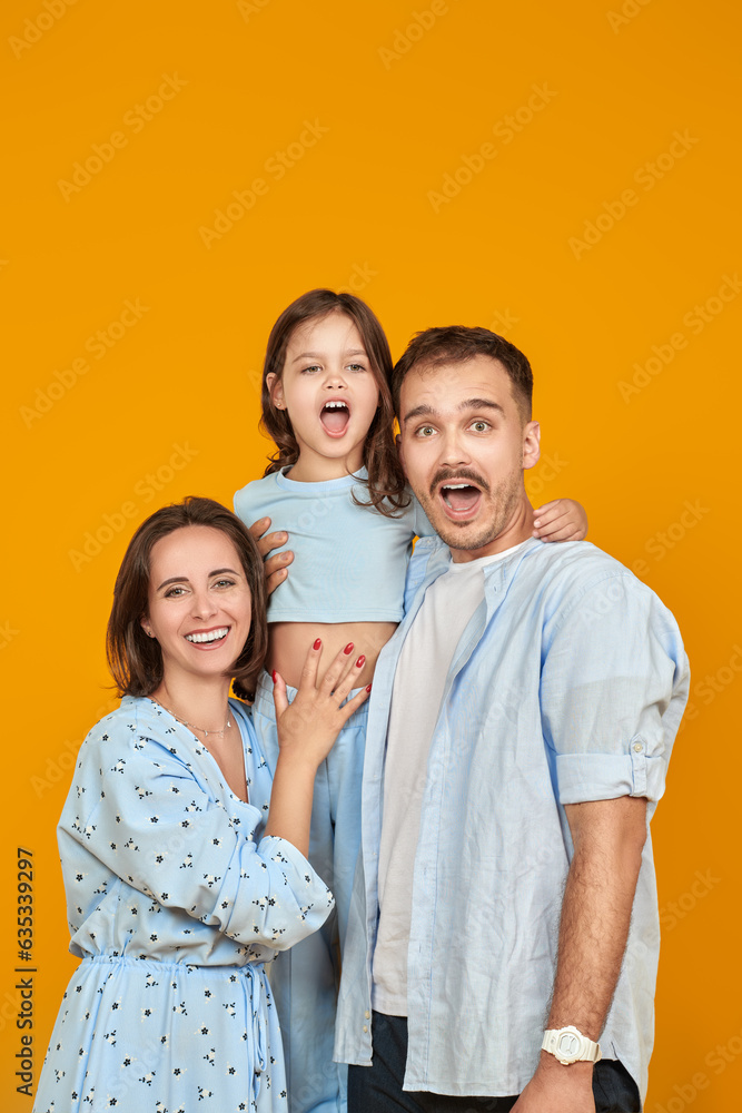 cheerful family together cheerful family together
