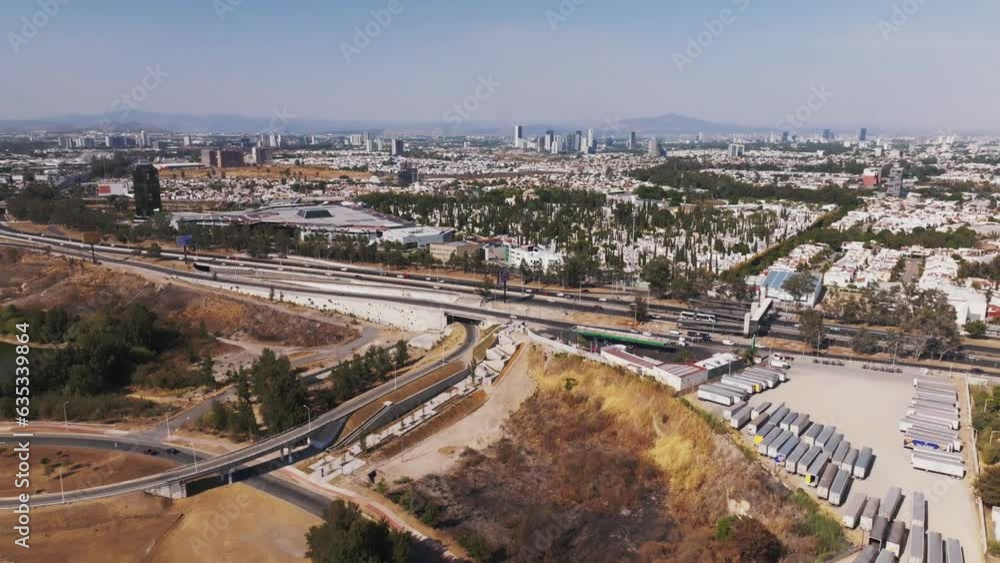 Anillo Periférico Norte Highway near the Akron Stadium in Guadalajara, Jalisco, Mexico Anillo Periférico Norte Highway near the Akron Stadium in Guadalajara, Jalisco, Mexico