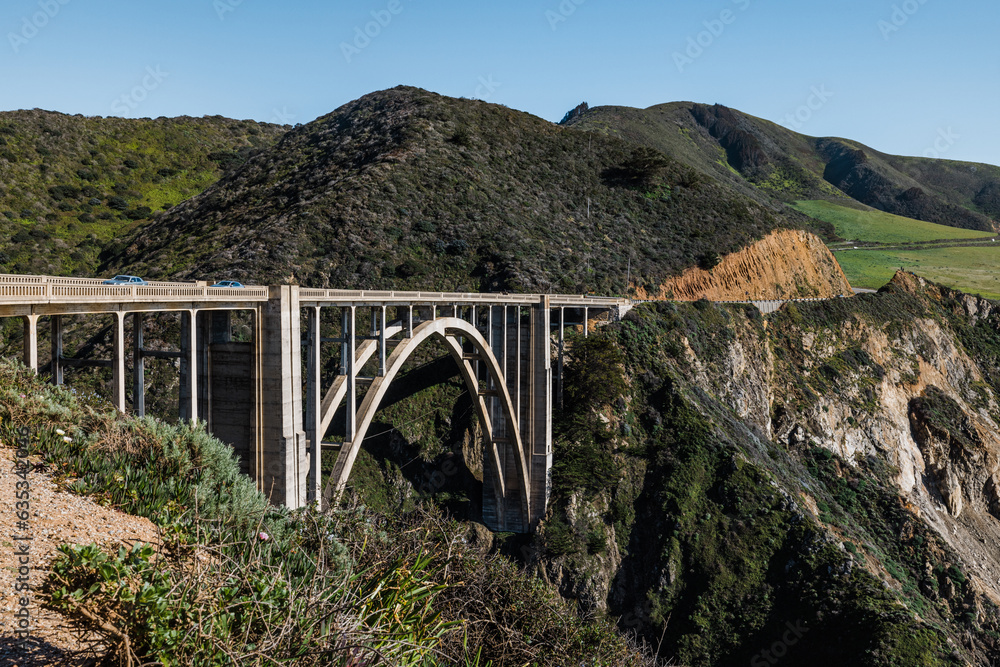 Bixby bridge in Big Sur California Bixby bridge in Big Sur California