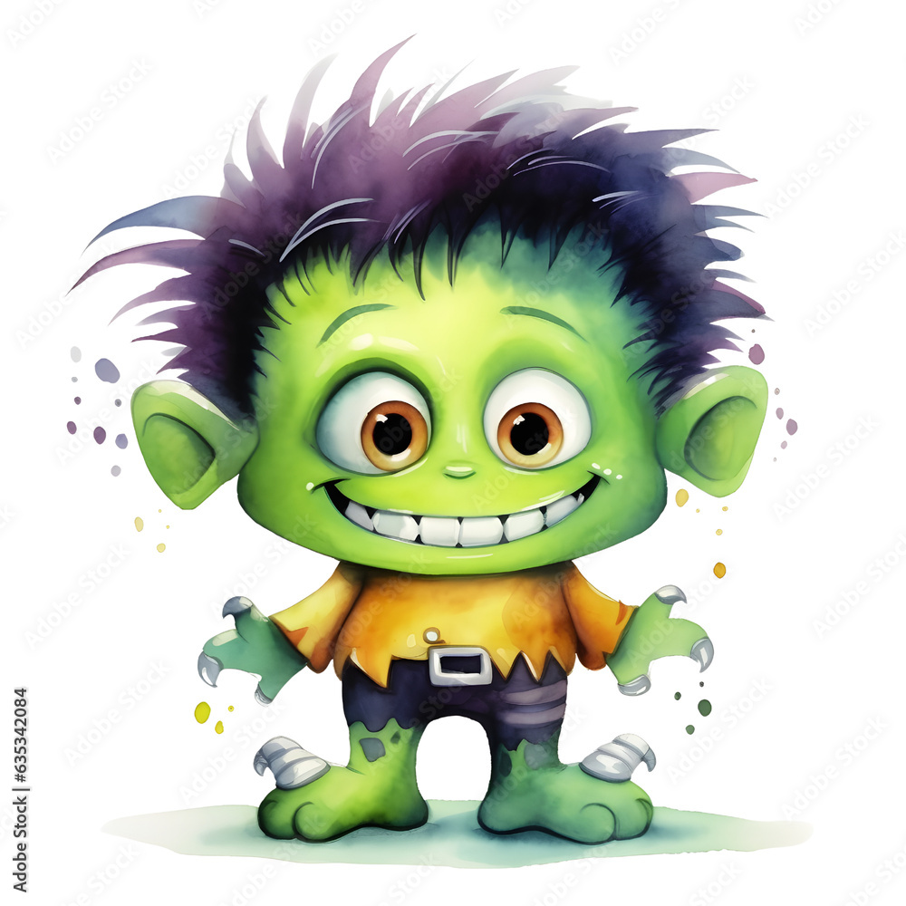 Naklejka premium Watercolor Halloween Cute Collection Clipart, 27 PNG Halloween Clipart, Cute Ghost Clipart, Bat Clipart, Halloween Bundle, Commercial Use 