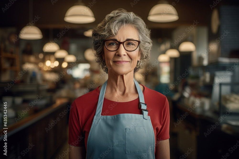 Small Business Owner in Her Store AI Generated