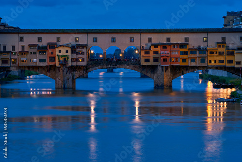 The Old Bridge of Florence in blue hour © yorgen67