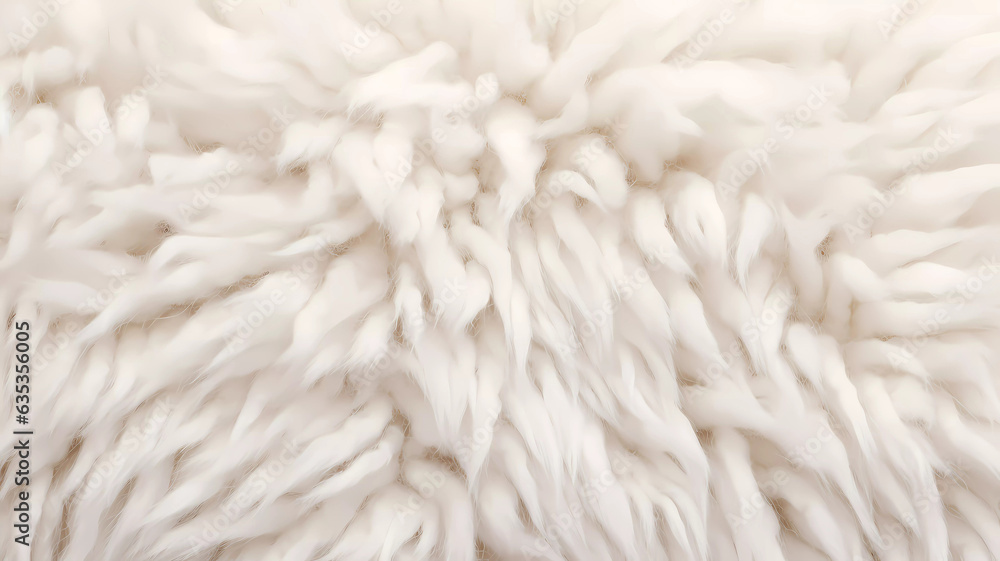 White wool texture background. Generative ai. White wool texture background. Generative ai.
