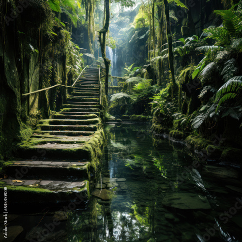 bridge in the forest