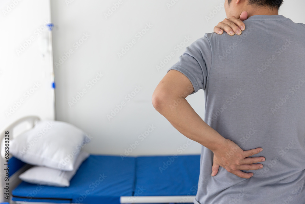 Obraz premium man with back pain