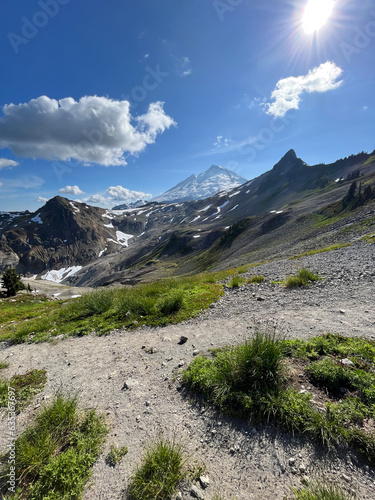 mountain road in the mountains