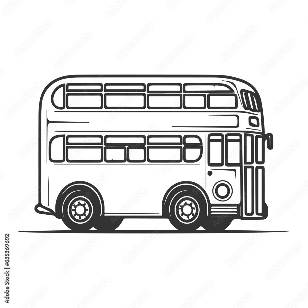 bus vehicle illustration 