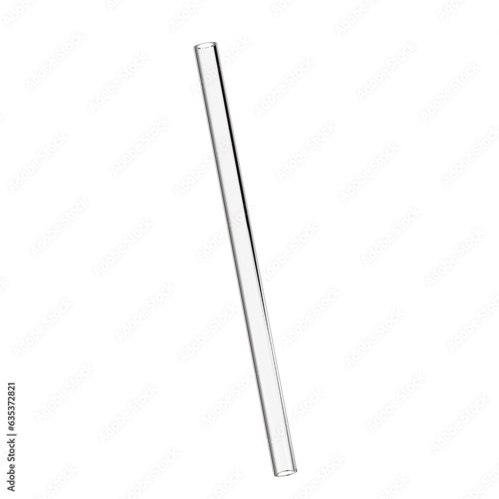Transparent straw 3D Transparent straw 3D