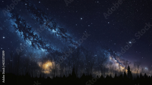 Magical starry night skies 4К
