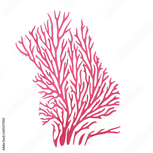 Coral reef 3D illustration