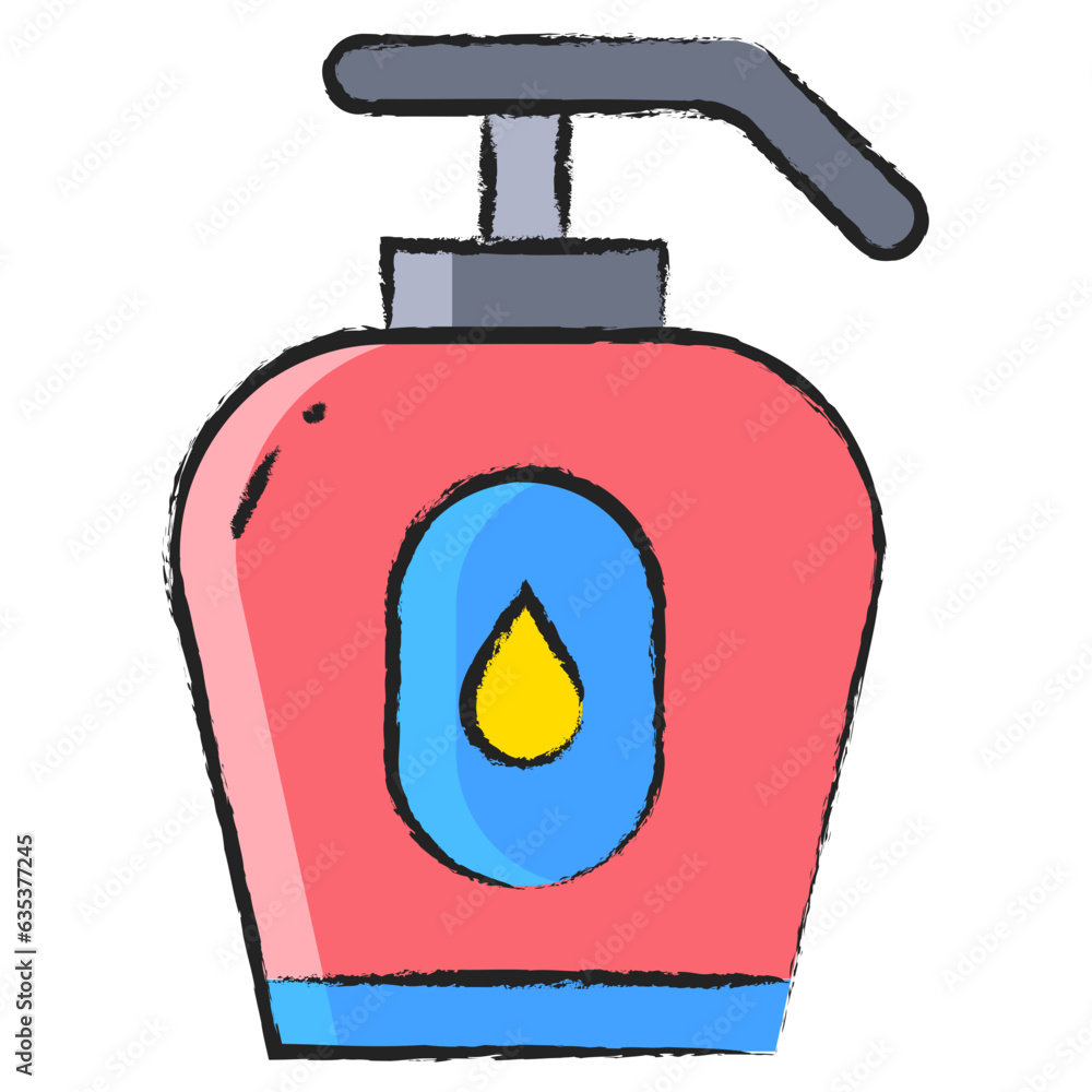 Obraz premium Hand drawn Soap illustration icon