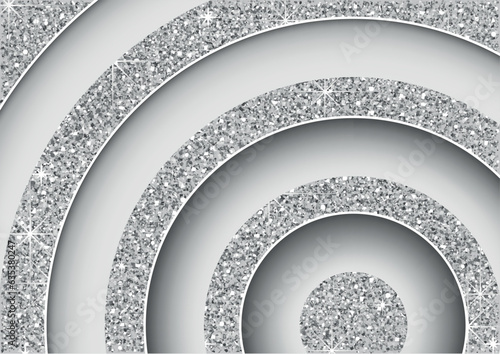 Silver Grainy Curved Backgr...
