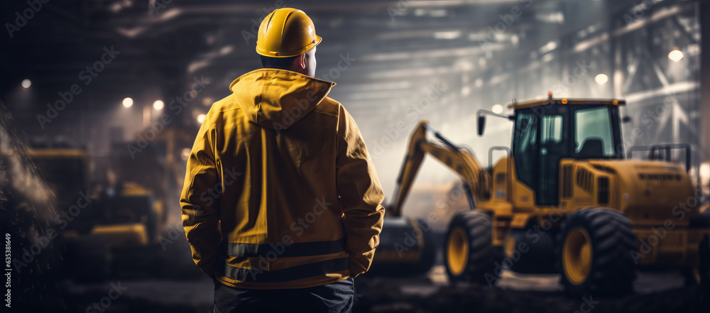 Professional Heavy Industry Engineer/Worker Wearing Safety Uniform and Hard Hat Uses Tablet Computer. Serious Successful Industrial Specialist Walking in a Manufacture. Generative AI. Professional Heavy Industry Engineer/Worker Wearing Safety Uniform and Hard Hat Uses Tablet Computer. Serious Successful Industrial Specialist Walking in a Manufacture. Generative AI.