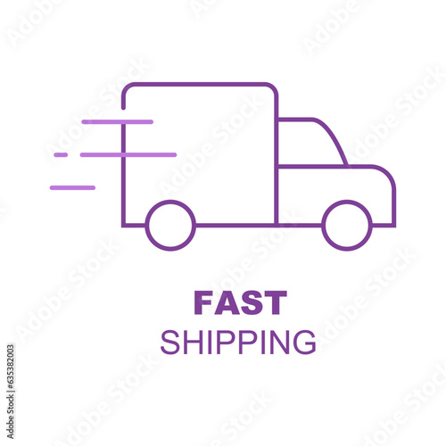 Fast delivery truck icon,
Express delivery symbol,
Quick shipping truck logo,
Speedy delivery van emblem,
Swift transportation icon,
Expedited delivery truck graphic,
Rapid shipping vehicle symbol.