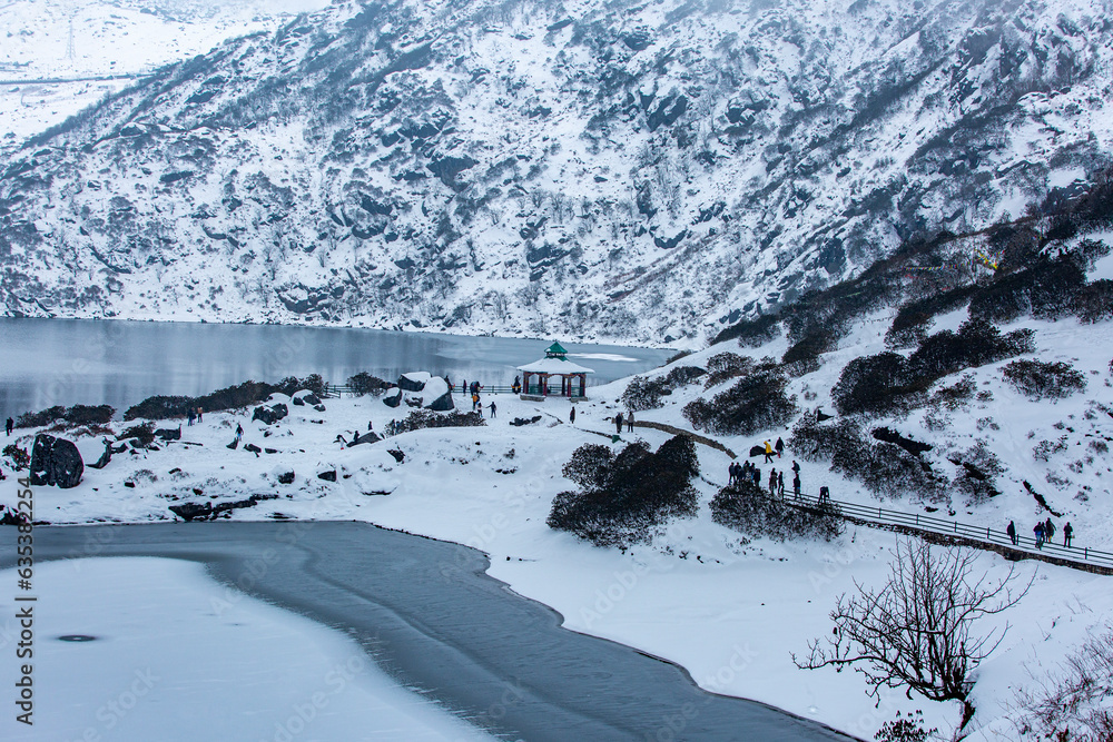 Changu Lake is one of the most spectacular landscapes of Sikkim, India
