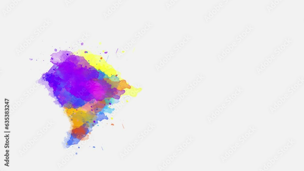 Paint Ink brush stroke spreading slowmotion effect Paint Ink brush stroke spreading slowmotion effect