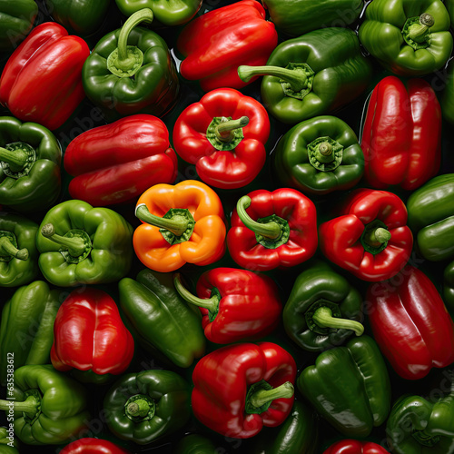 Bell peppers background