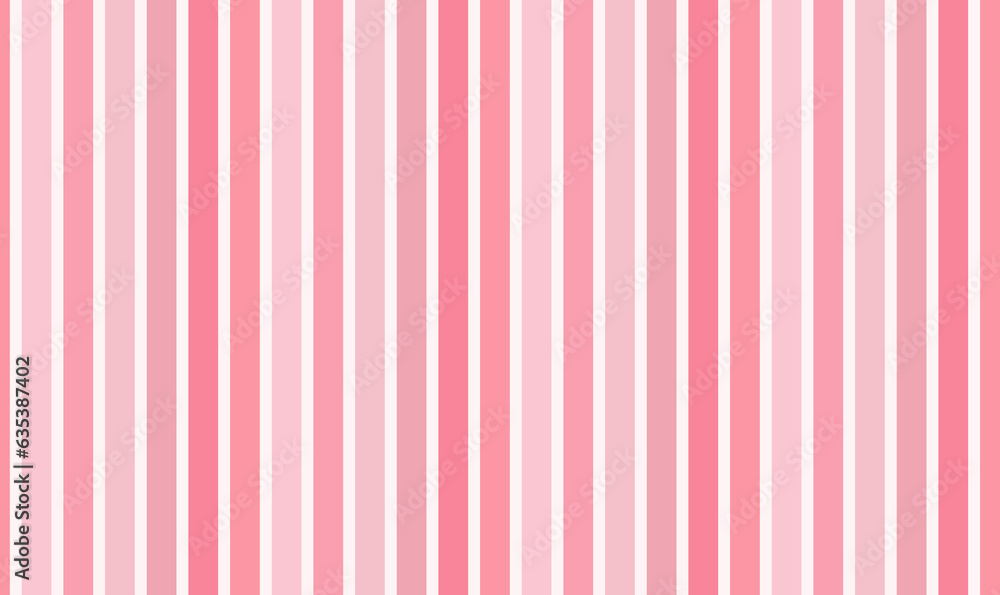 Abstract geometric seamless pattern. Pink Vertical stripes. Wrapping paper. Print for interior design and fabric. Kids background. Backdrop in vintage and retro style.