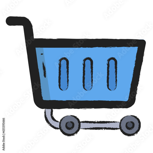 Line Cart icon