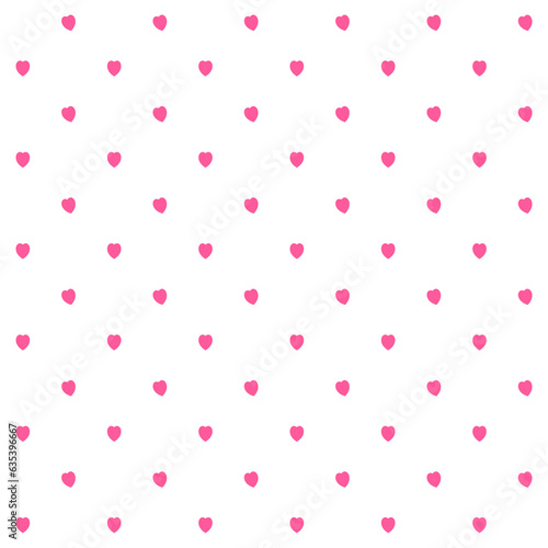 pink heart on white background, pink heart seamless pattern.