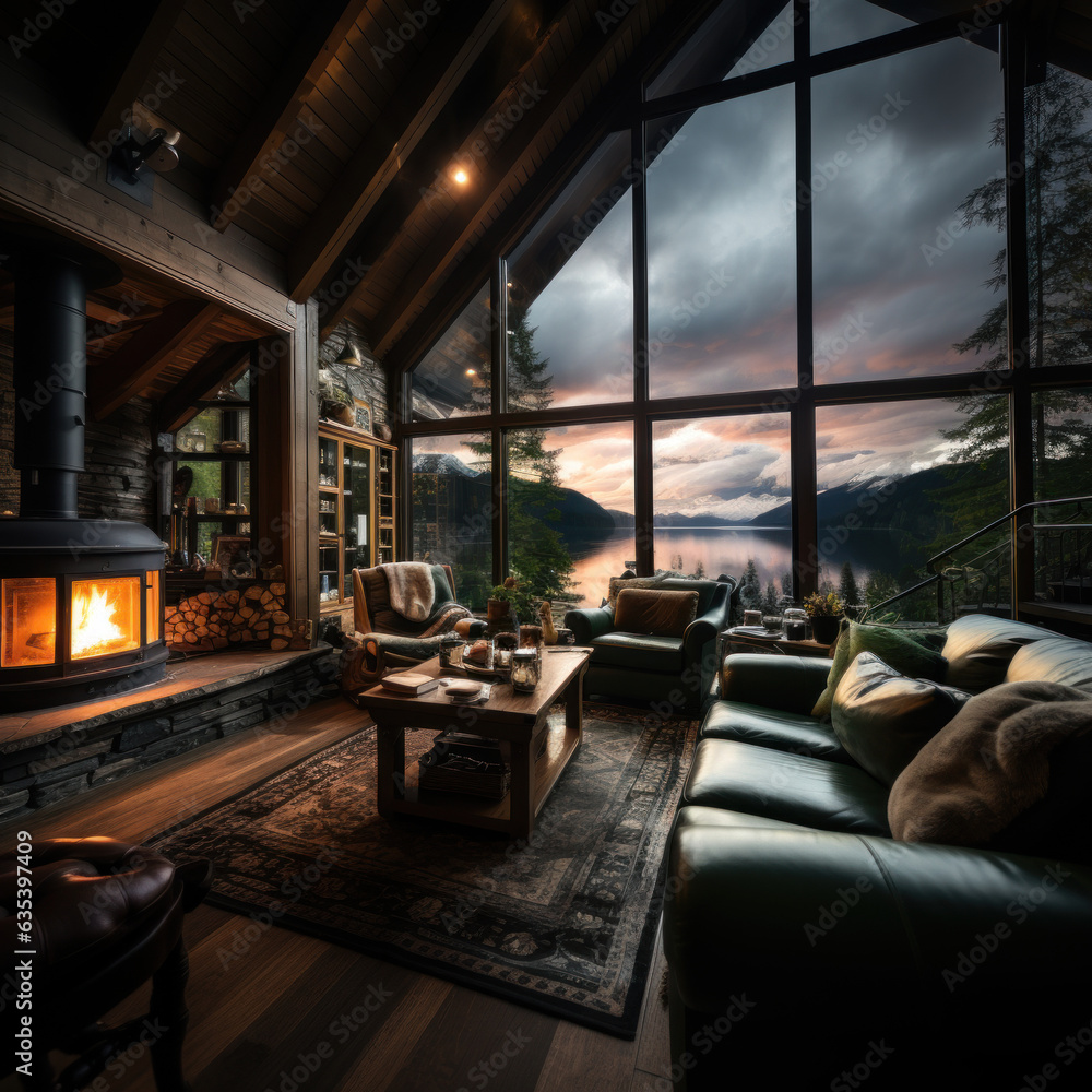 Journey into a rustic cabins den
Journey into a rustic cabins den