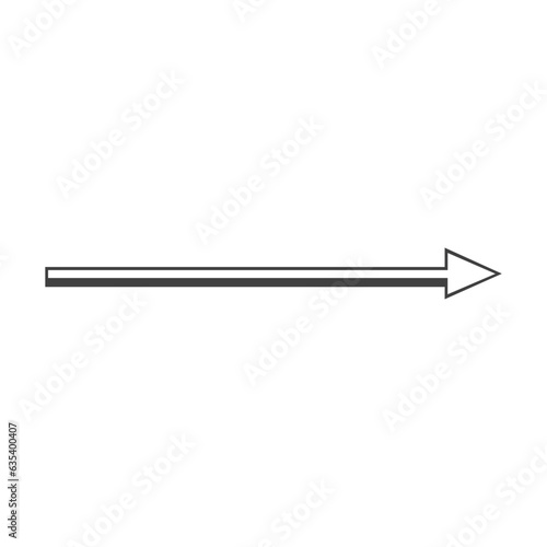 Line arrow illustration