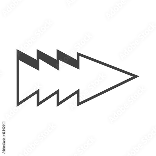 Abstract arrow illustration