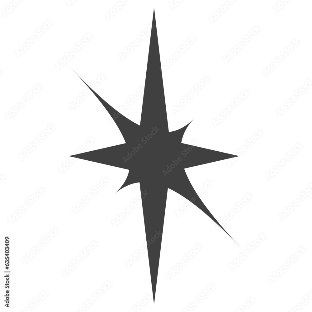 Sparkle star illustration Sparkle star illustration