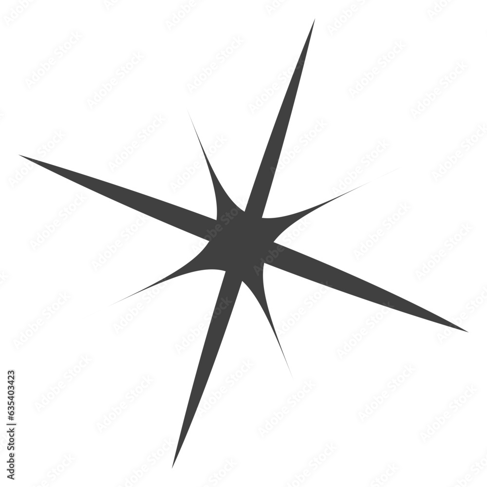Sparkle star illustration Sparkle star illustration