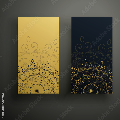 beautiful mandala ornament for mosque pattern for Ramadan Islamic event banner template