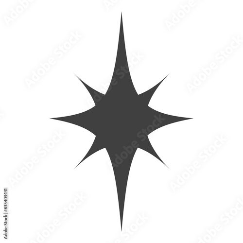 Sparkle star illustration