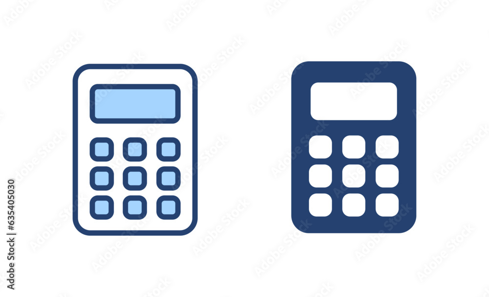 Calculator icon vector. Accounting calculator sign and symbol. Calculator icon vector. Accounting calculator sign and symbol.