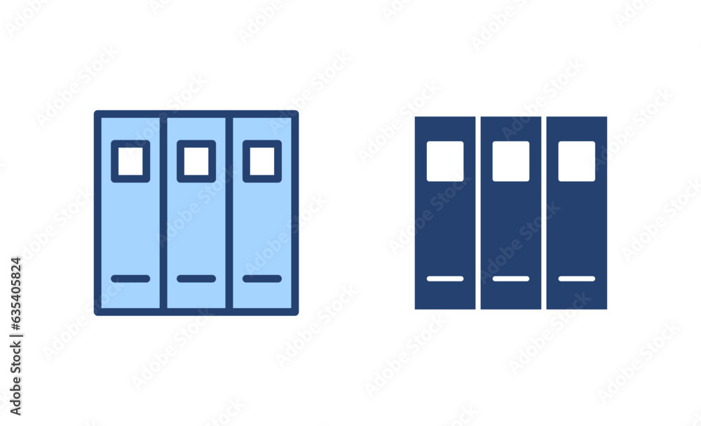 Library icon vector. education sign and symbol Library icon vector. education sign and symbol