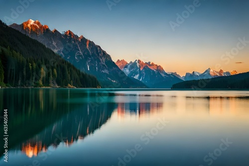 lake in the mountains © m