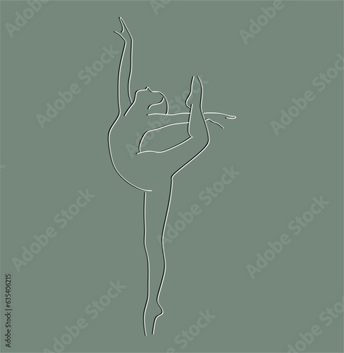 Woman body outline icons set.Stylized vector dancer girls. Abstract image of girl sign for wellness center, sport, dance, beauty salon and spa. Vector isolated illustration